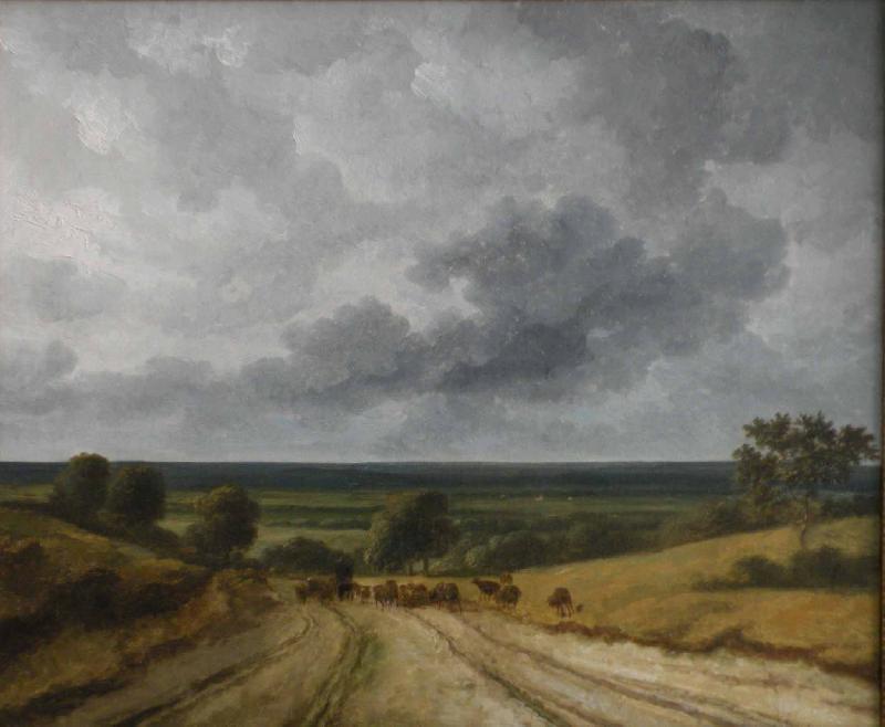 Georges Michel Route pres dun bourg Sweden oil painting art